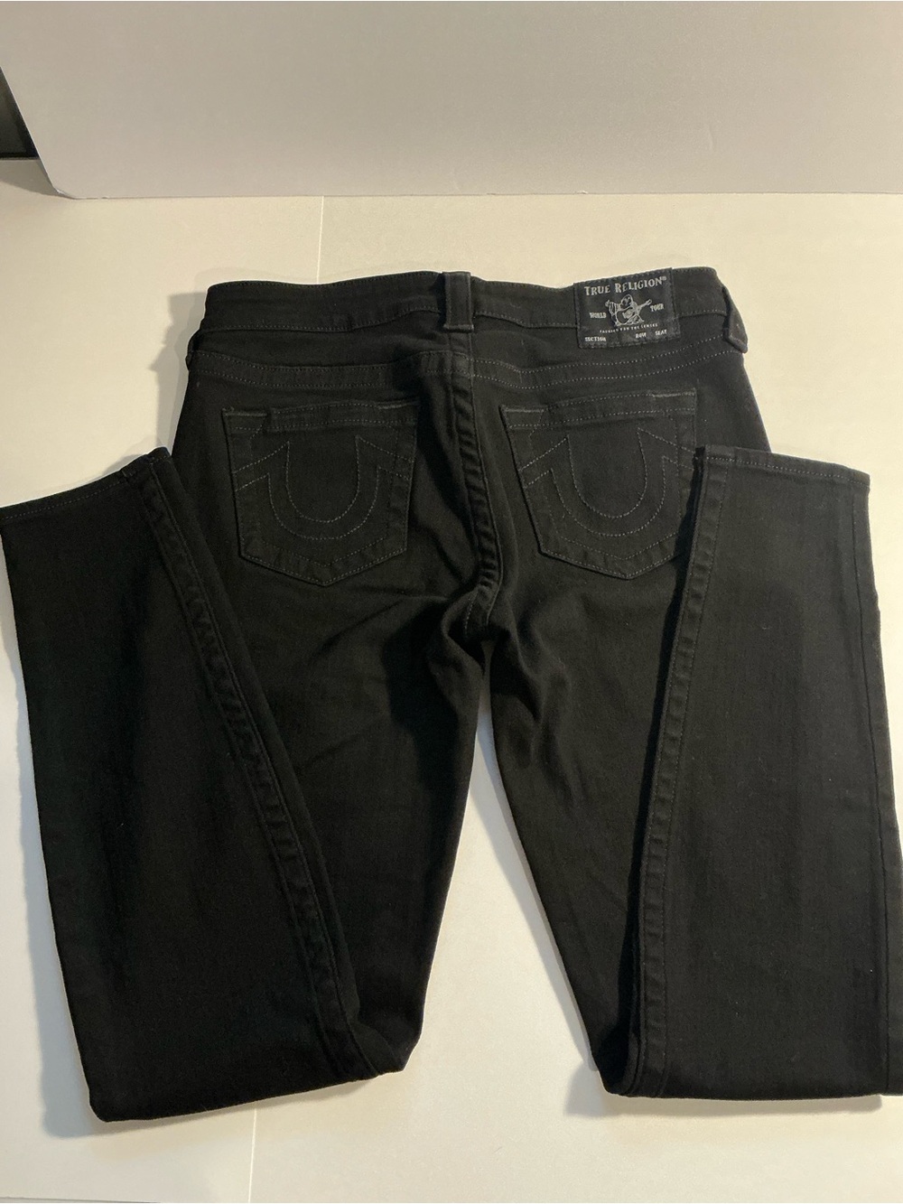 True Religion Halle Super Skinny Jeans- Black